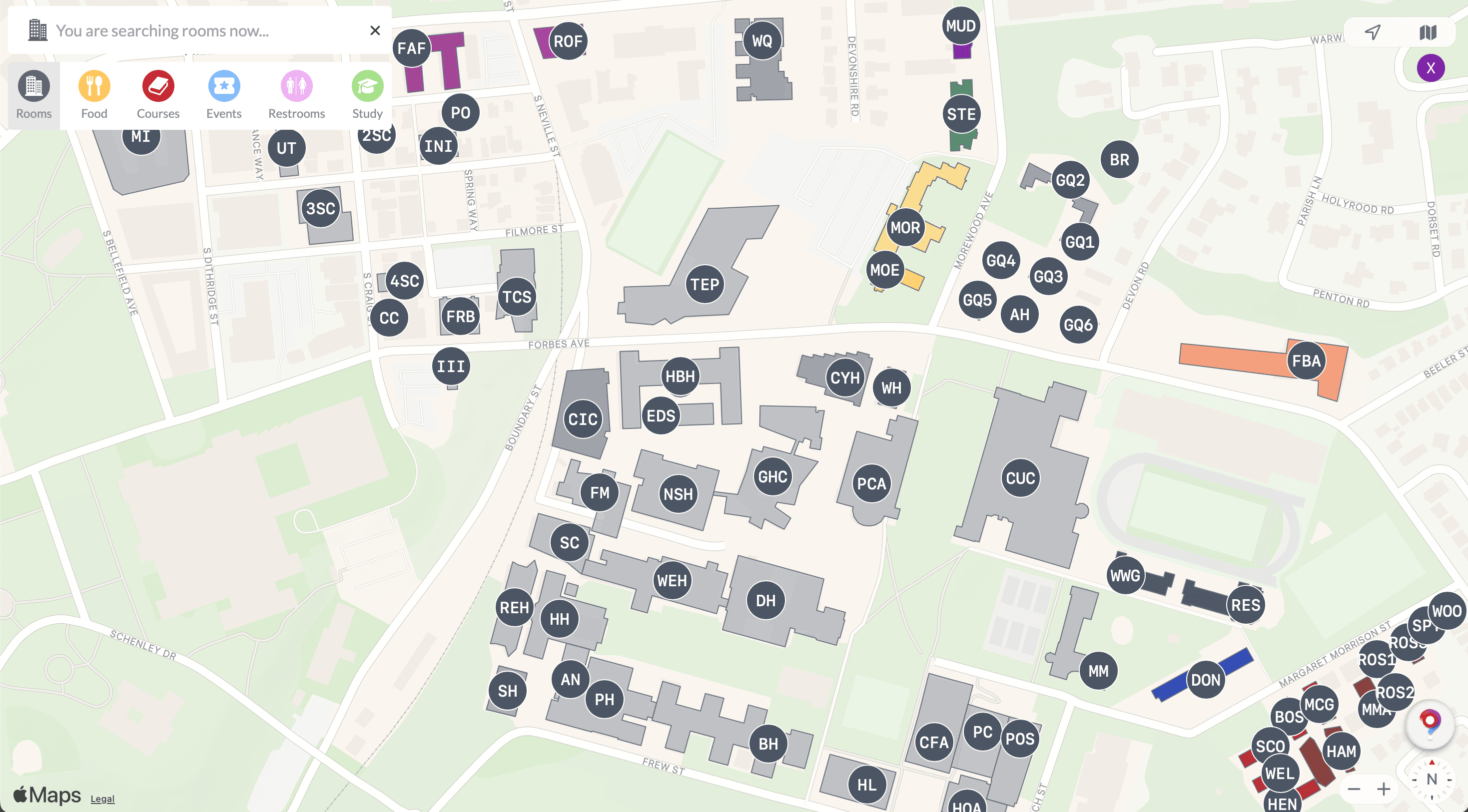 CMU Maps